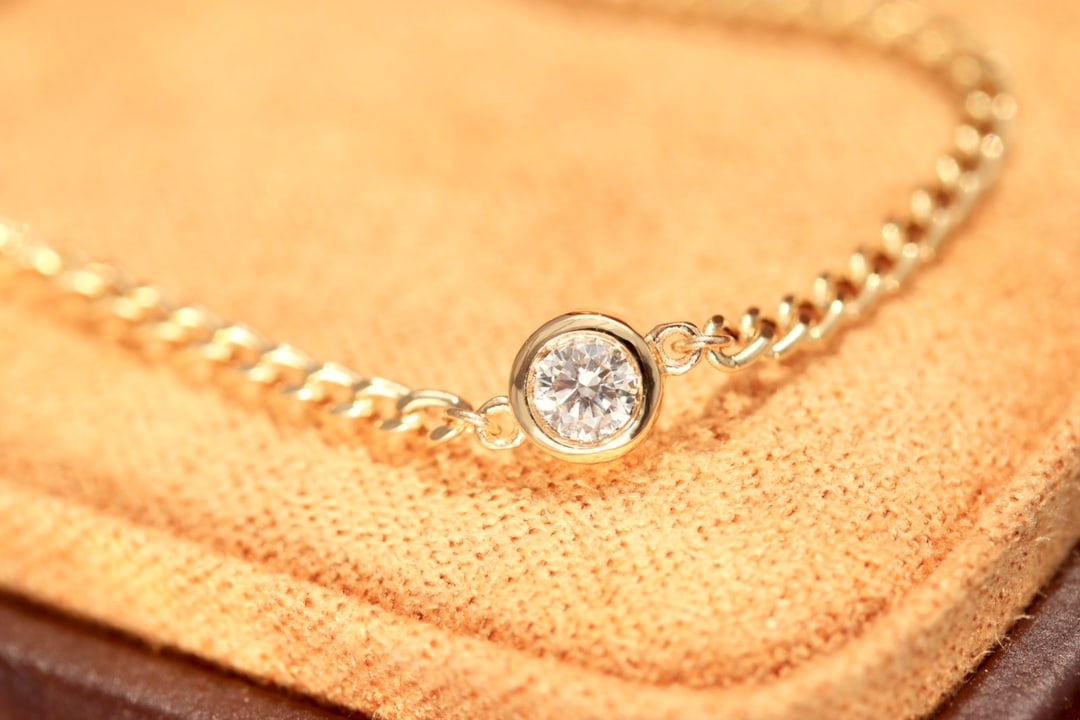 18K Gold Diamond Bracelet - 4