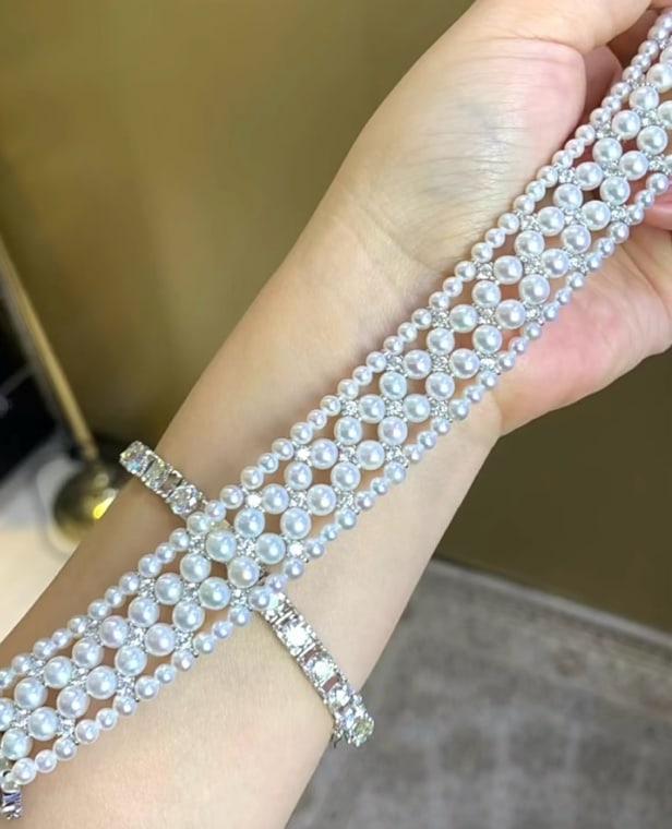 Sterling Silver Aurora Pearl Bracelet - 4