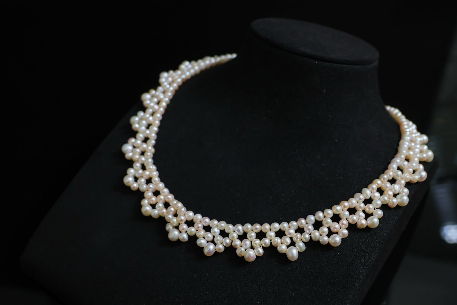 Natural freshwater pearl necklace - 2