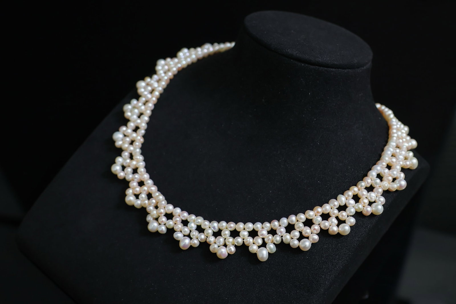 Natural freshwater pearl necklace - 3