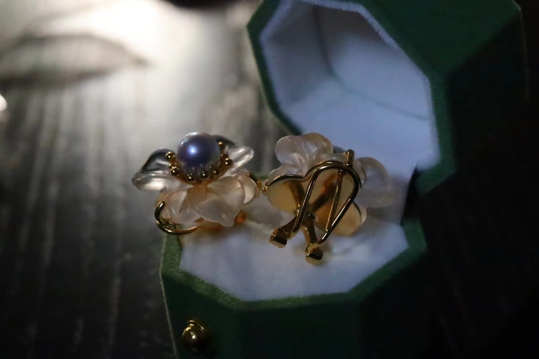 S925 Silver Natural Pearl Earrings - 8