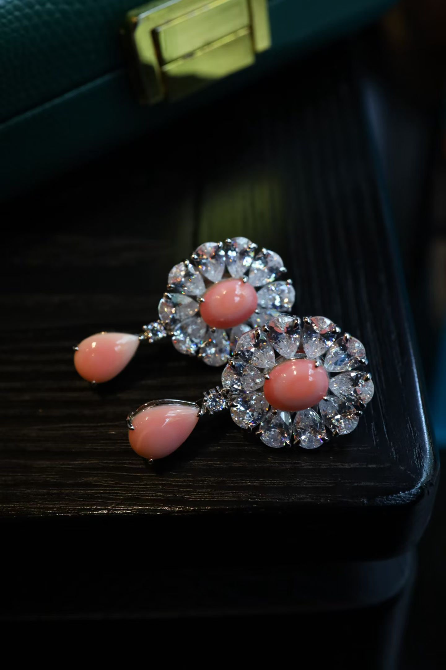 Sterling Silver Blush Conch Earrings - 6