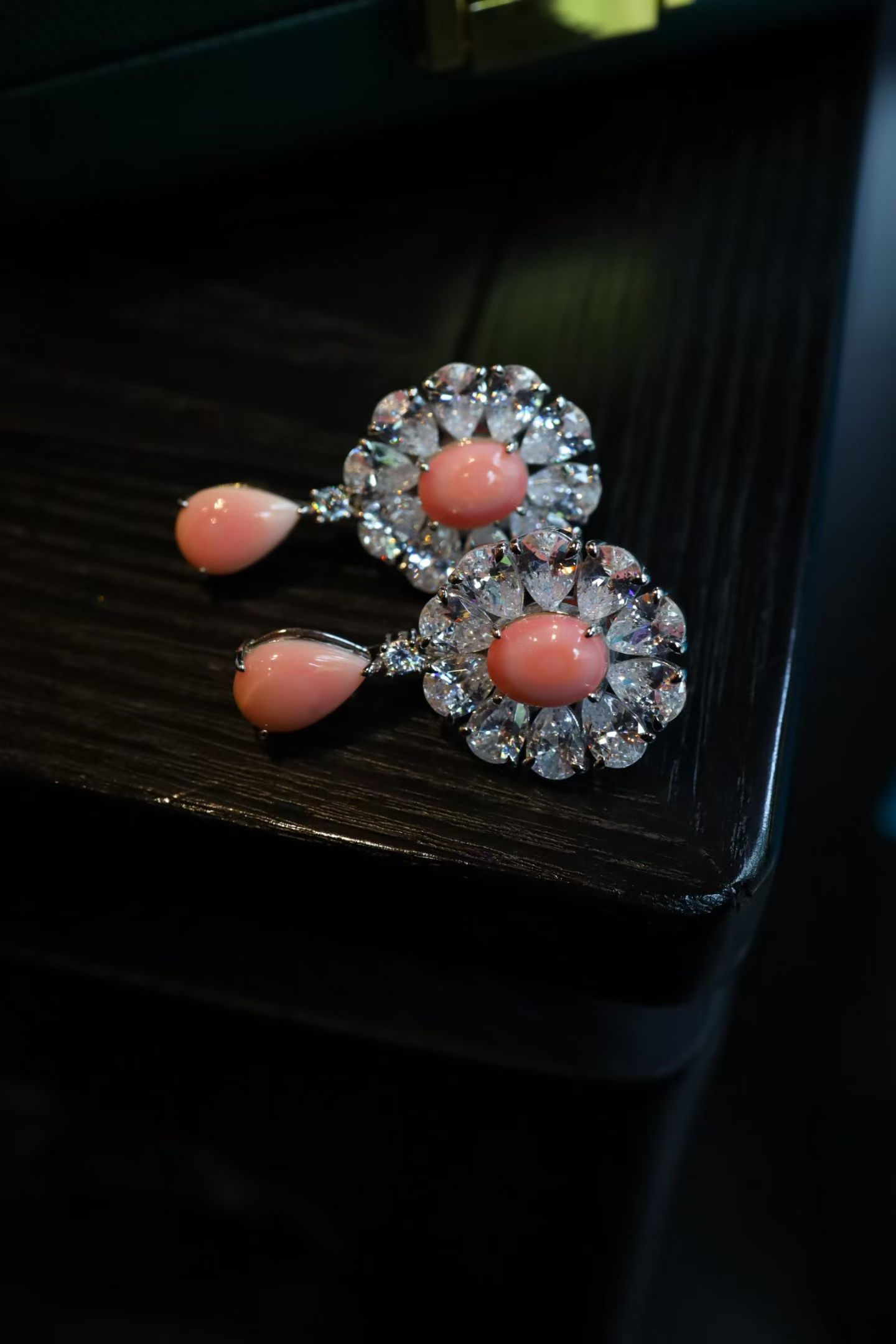 Sterling Silver Blush Conch Earrings - 7