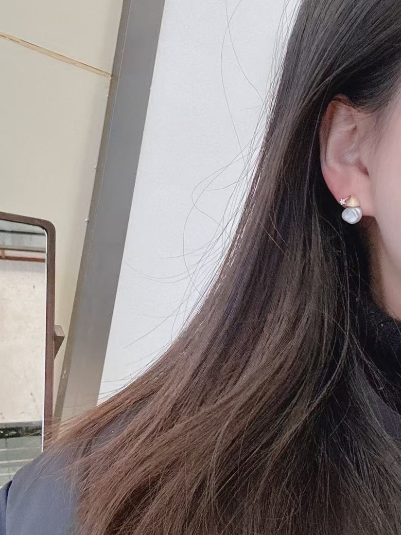 Sterling Silver Freshwater Pearl Earrings - 4