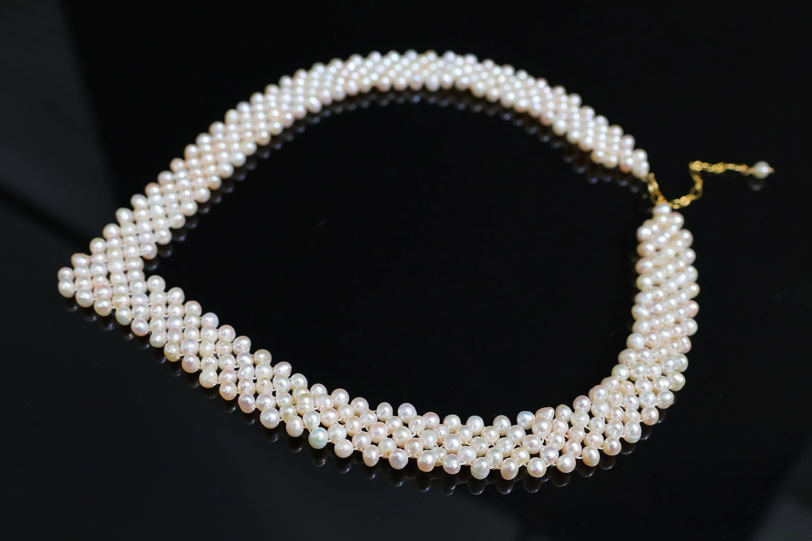 Natural freshwater pearl necklace - 4