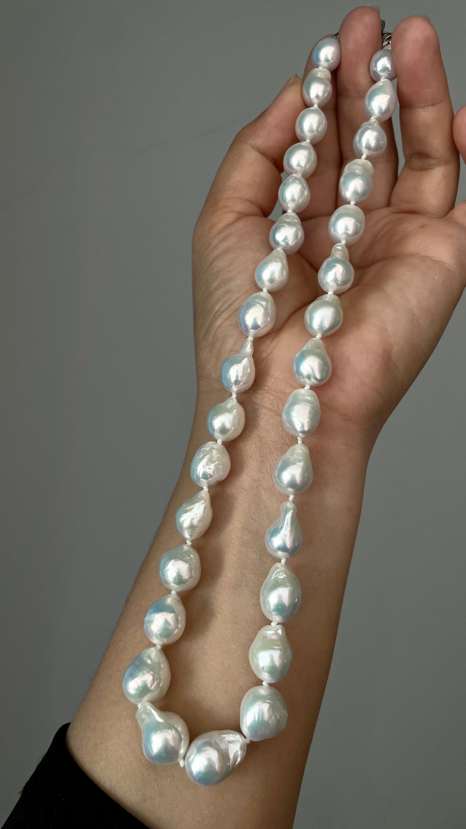 Natural Freshwater Pearl Baroque Necklace - 2
