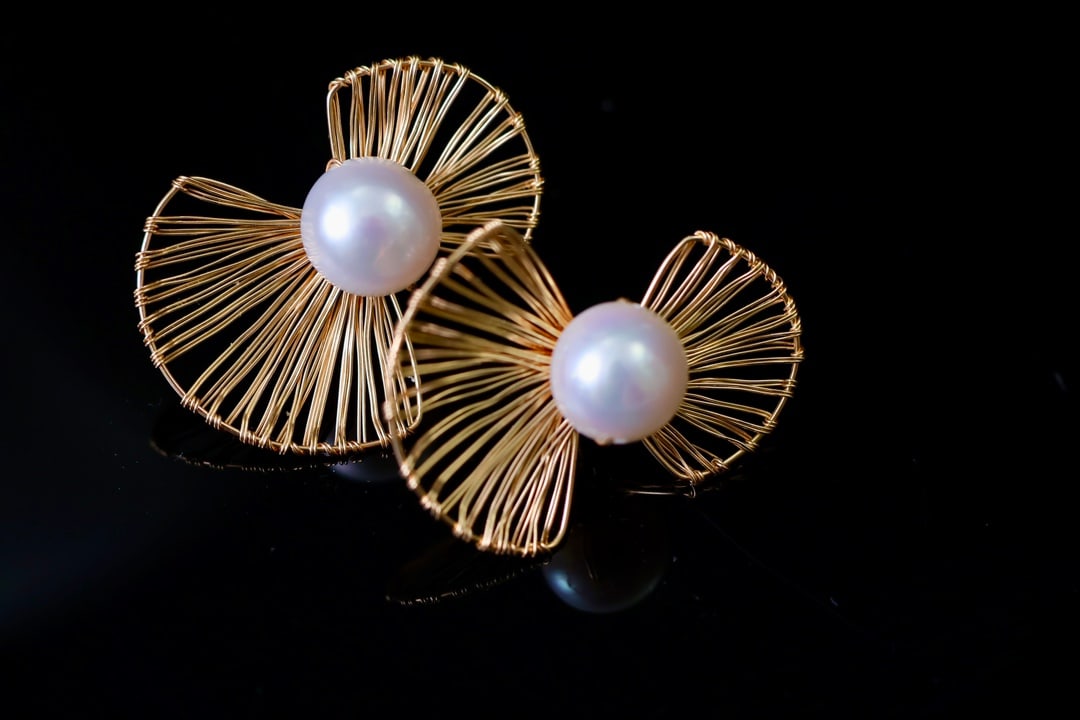 Natural Freshwater Pearl Earrings - 3