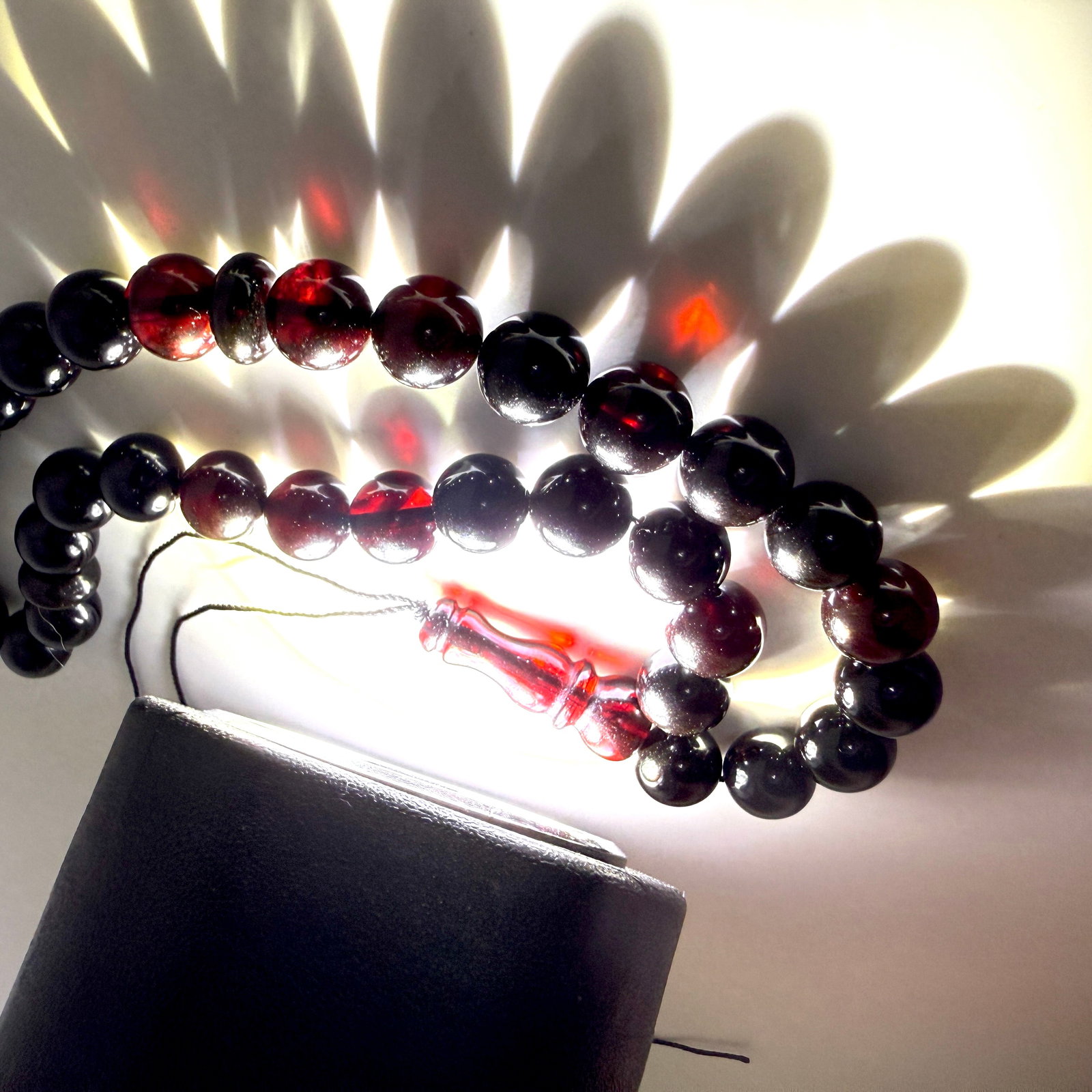 Beautiful Vintage Amber Tesbih made from Round Amber beads - 6