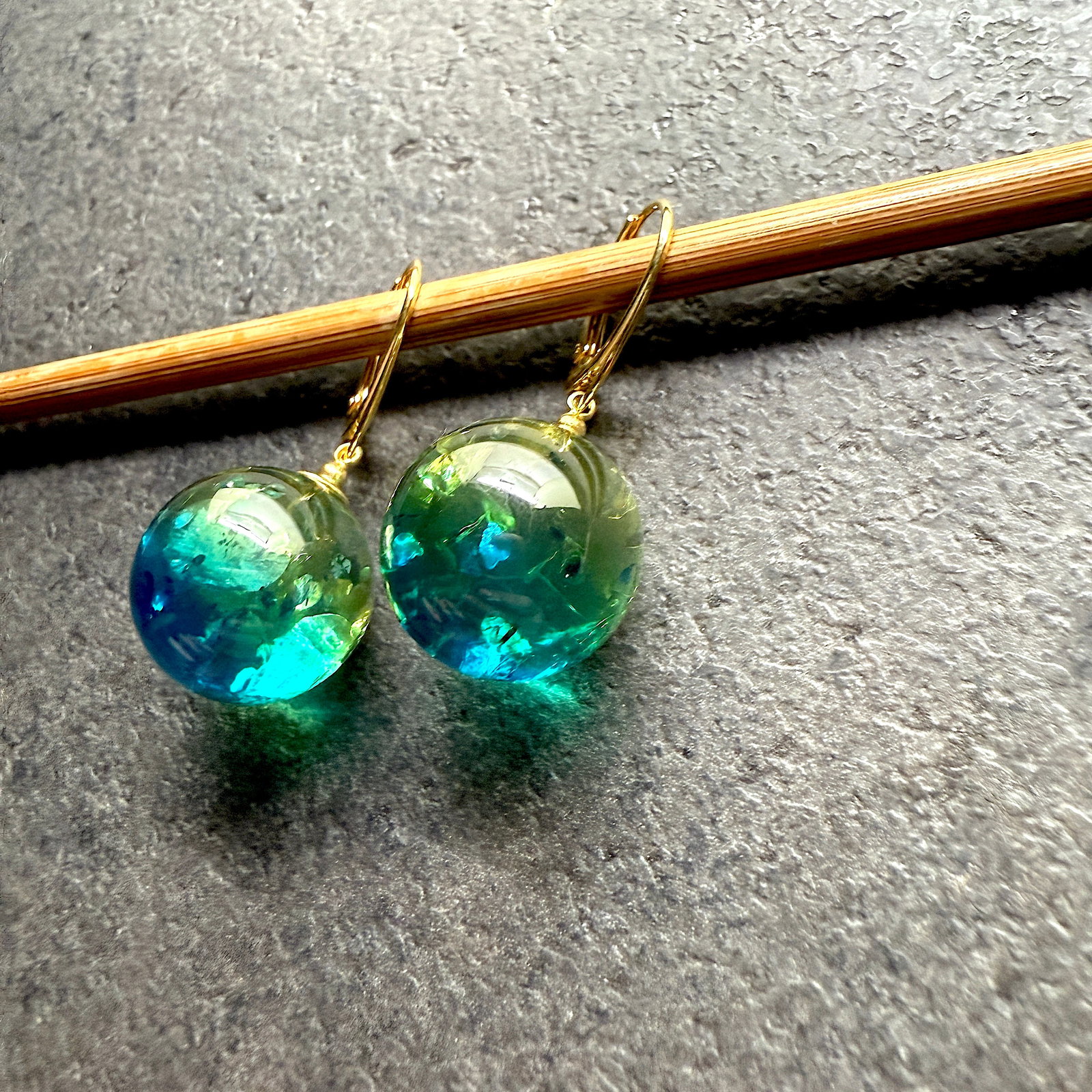 Splendid Amber Earrings - 2