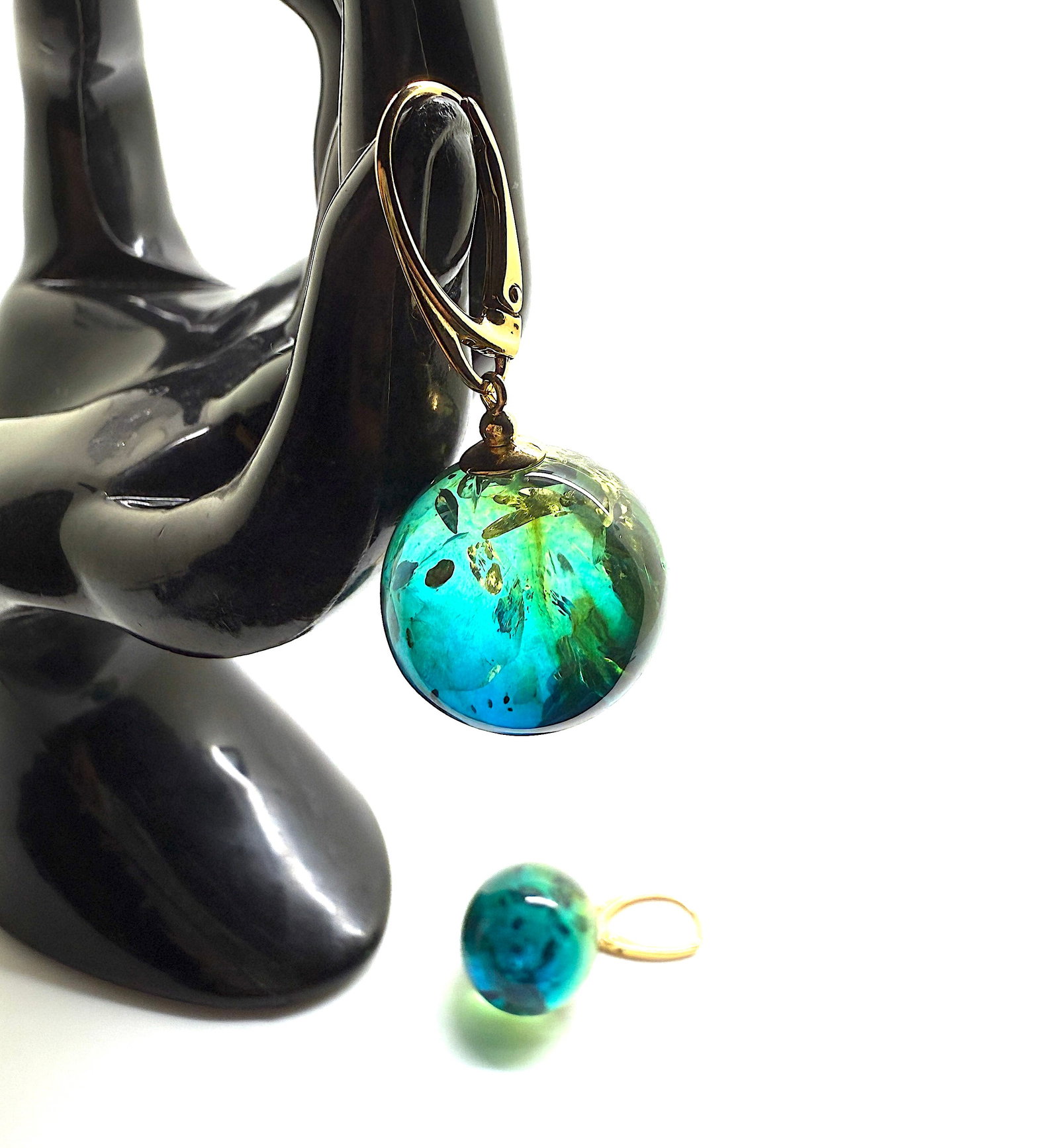 Splendid Amber Earrings - 4
