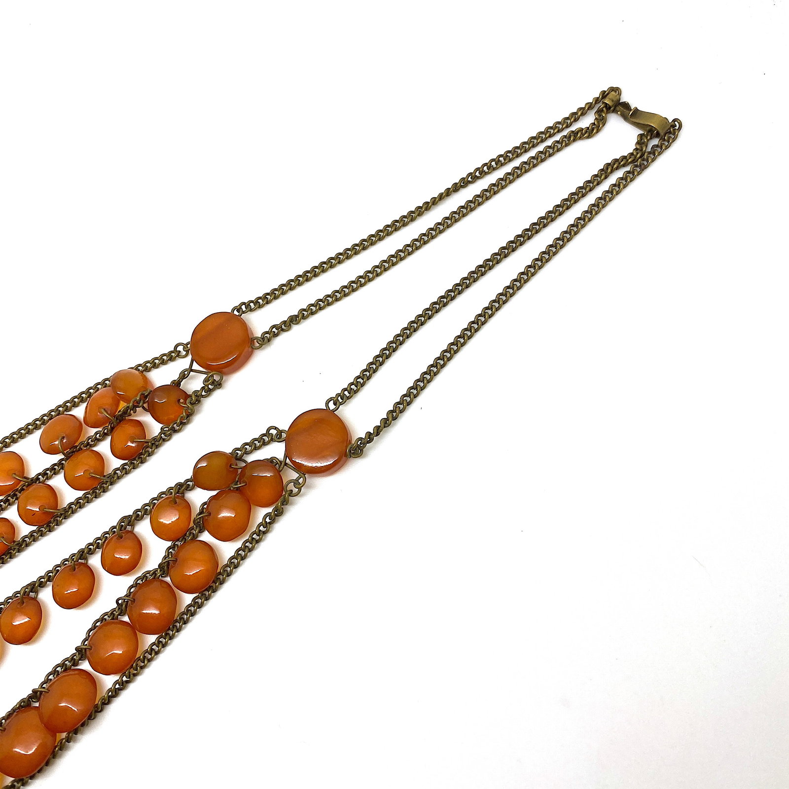 Astonishing Vintage Amber Necklace made from Round Amber beads - 4