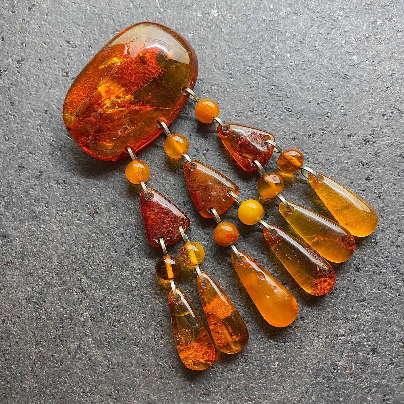 Unique and Exquisite Amber Brooch - 3