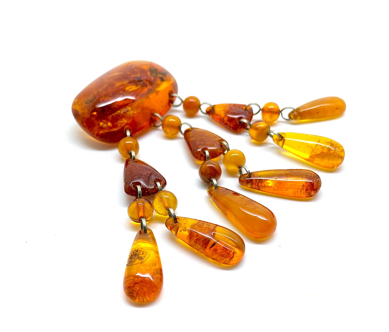 Unique and Exquisite Amber Brooch - 5