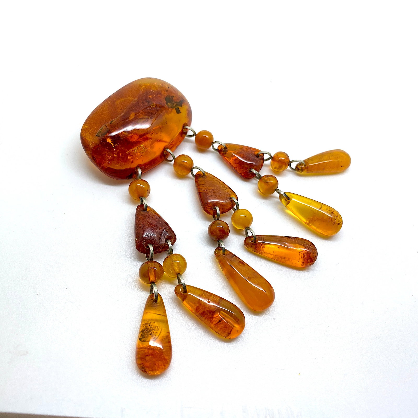 Unique and Exquisite Amber Brooch - 6