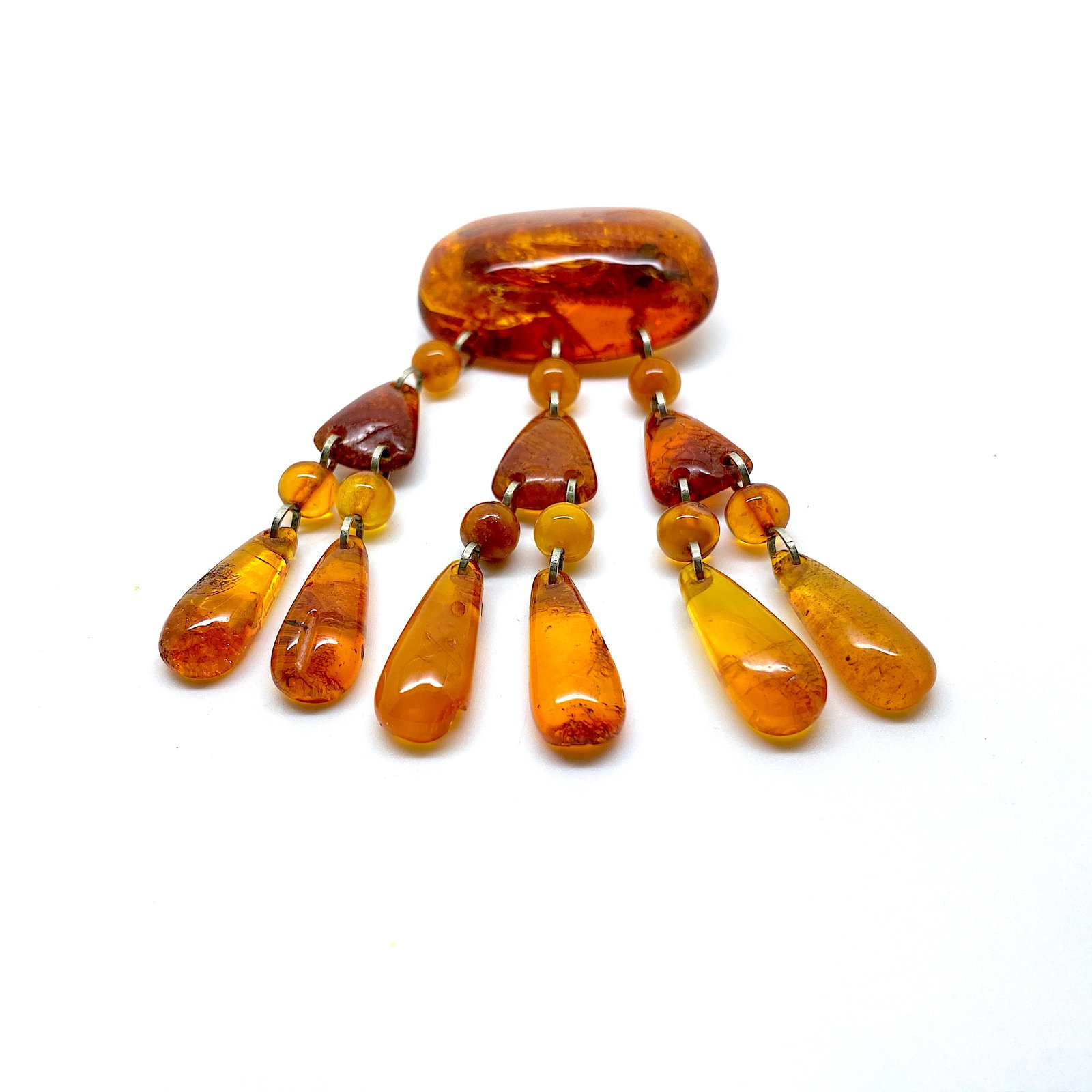 Unique and Exquisite Amber Brooch - 7