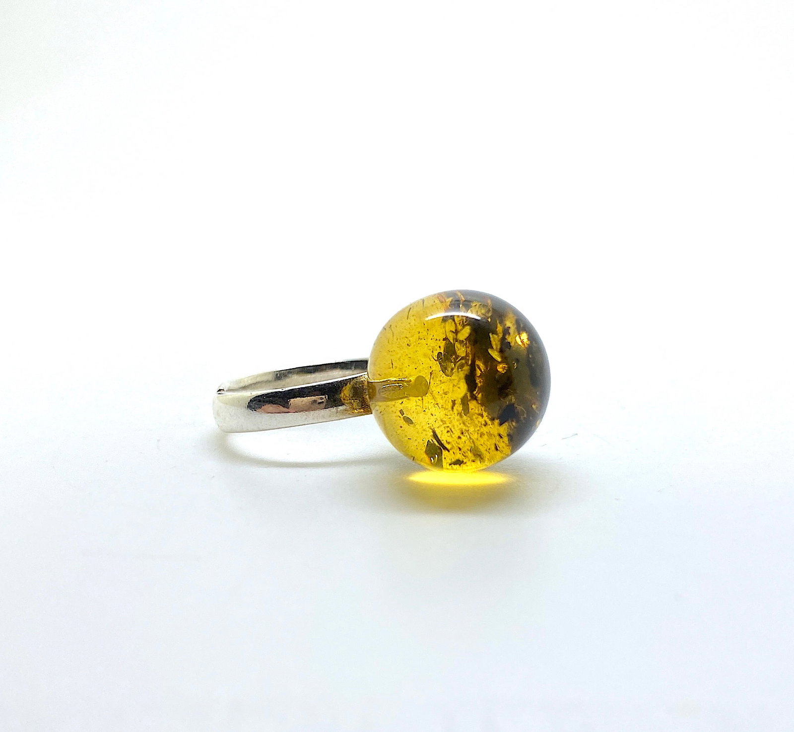 Unique and Amazing Amber Ring - 8