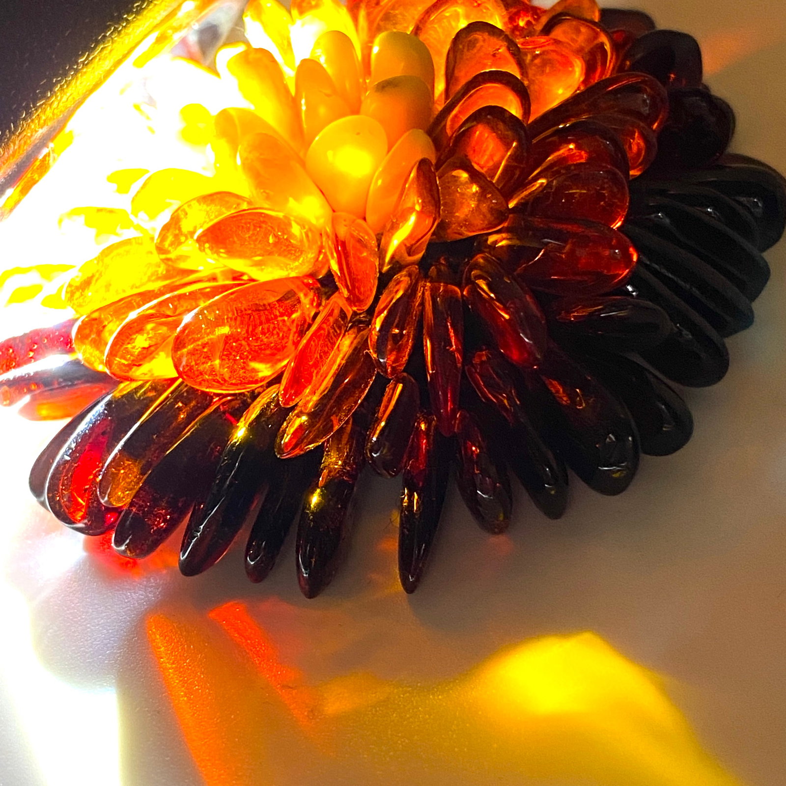 Stunning Amber Brooch - 6
