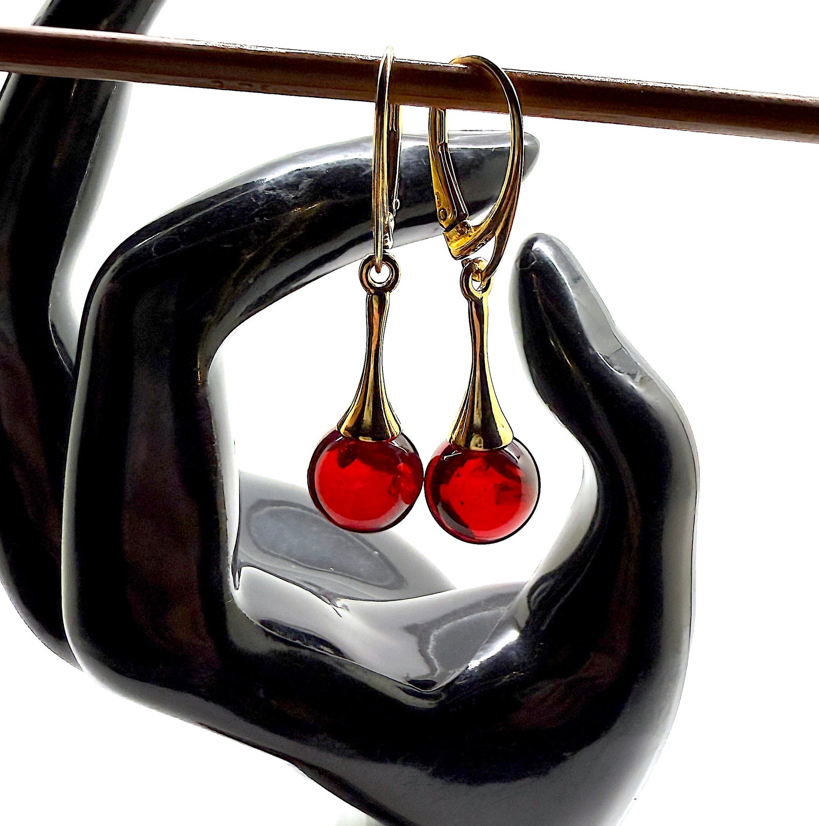 Fascinating Amber Earrings - 4