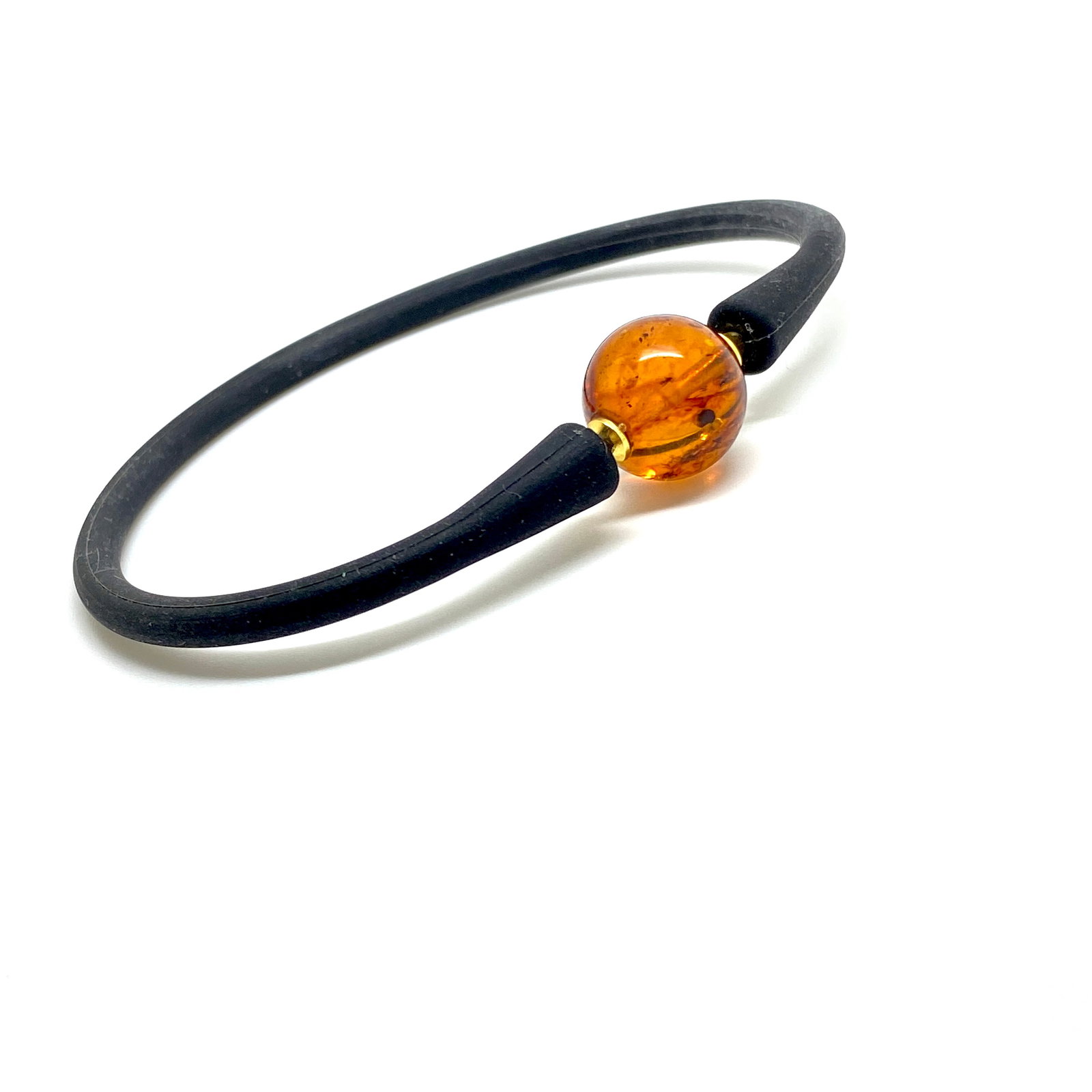 Remarkable Amber Bracelet made from Round Amber bead - 6