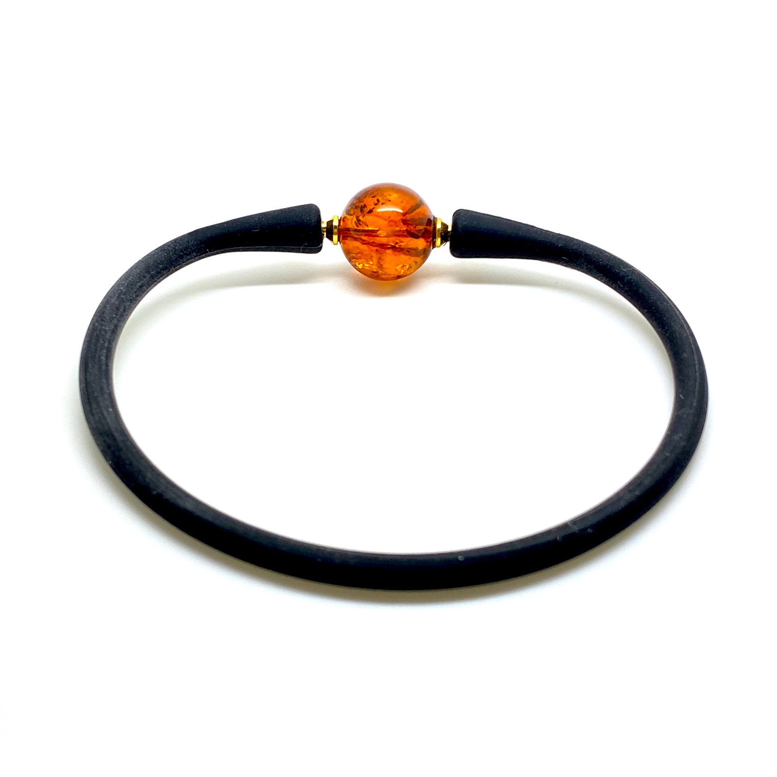 Remarkable Amber Bracelet made from Round Amber bead - 7