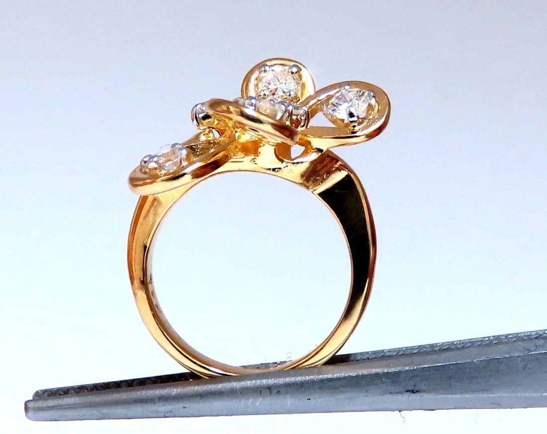 .58ct Natural Diamonds Butterfly Ring 14kt 12042** - 4