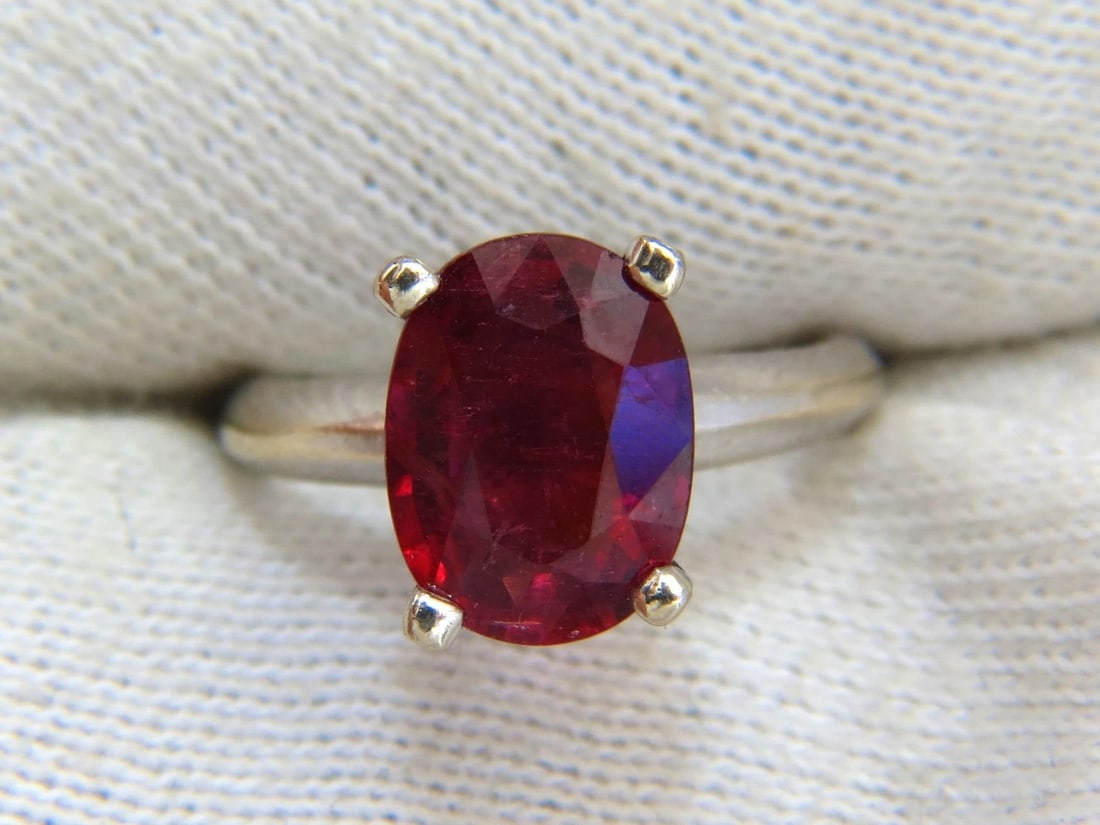 2.65ct Natural Tourmaline Solitaire Ring 14kt** - 4