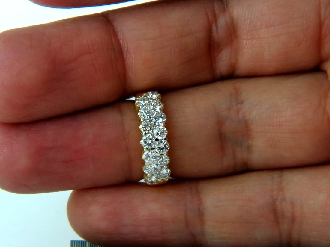 18KT 1.50ct IDEAL CUT NATURAL DIAMONDS BAND G/VS PETITE PRIME** - 3
