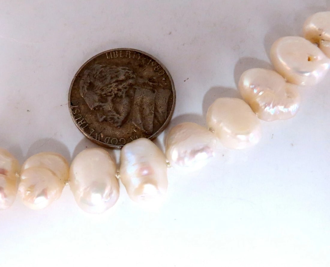 12mm Natural Freshwater Endless Pearl Necklace 36inch** - 3