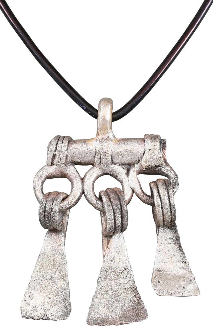VIKING SORCERER'S AMULET PENDANT NECKLACE, 10TH-11TH CENTURY AD (1 of 8)