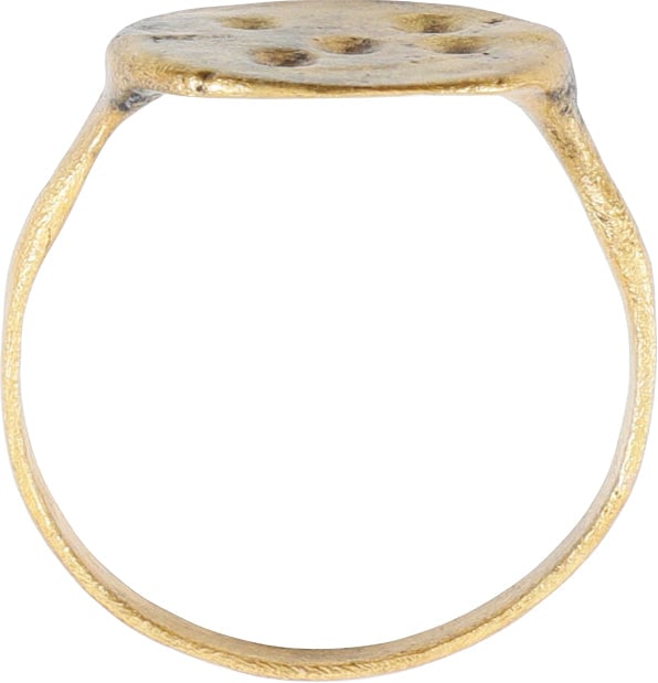 MEDIEVAL ENGLISH RING, 7TH-10TH CENTURY AD, SIZE 9 1/2 - 7