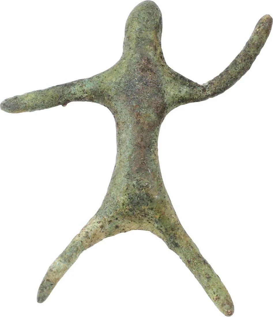 CELTIC BRONZE WARRIOR FIGURE, 2ND-1ST CENTURY BC - 6
