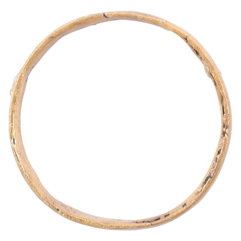 VIKING GILT WEDDING RING 866-1067 AD, SIZE 10 1/4 - 2