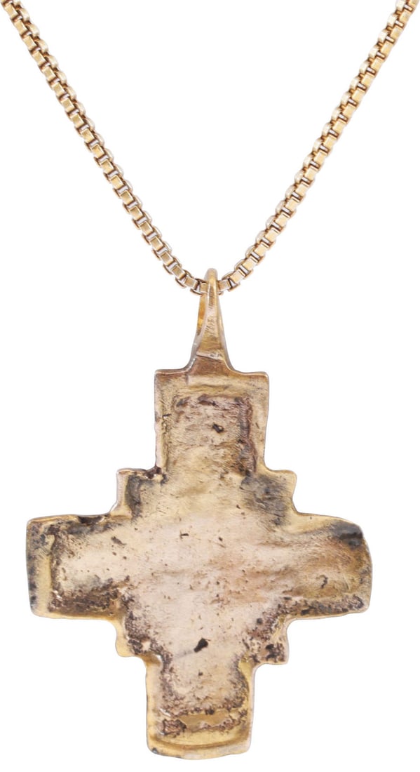 EUROPEAN PILGRIM'S OR CRUSADER'S CROSS, 8TH-12TH CENTURY AD - 2