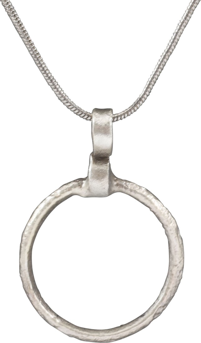 CELTIC PROSPERITY RING NECKLACE C.400-100BC - 6