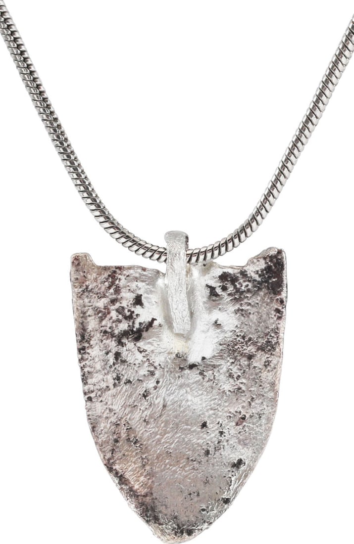ENGLISH HERALDIC PENDANT NECKLACE C.1500 JEWELRY - 2