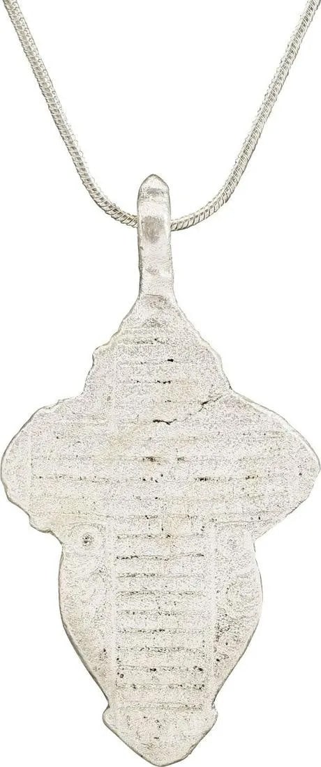 LARGE EASTERN EUROPEAN CHRISTIAN CROSS NECKLACE - 5