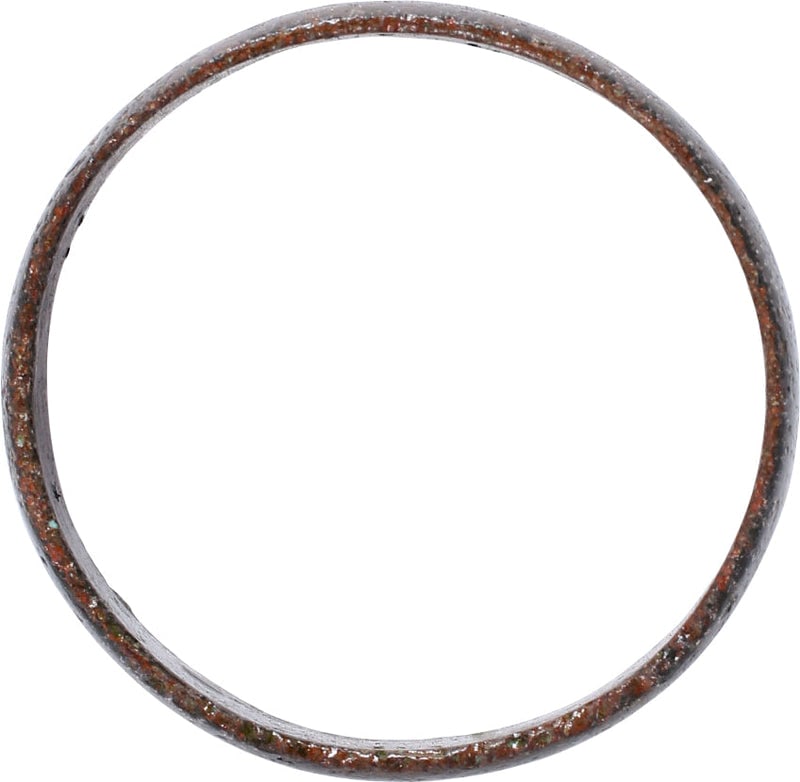 RARE COPPER VIKING RING, C.900-1050 AD, SIZE 13 - 2