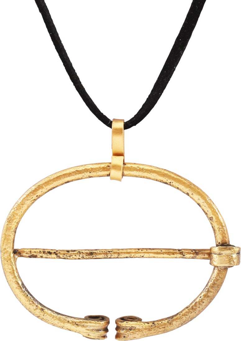 VIKING PROTECTIVE BROOCH NECKLACE, 850-1050 AD - 6