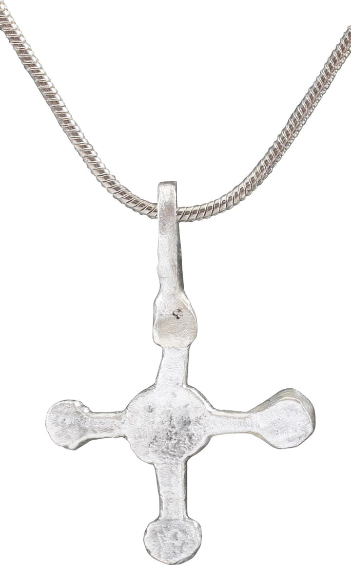 EUROPEAN CONVERT'S CROSS NECKLACE 9th-10th CENTURY - 6
