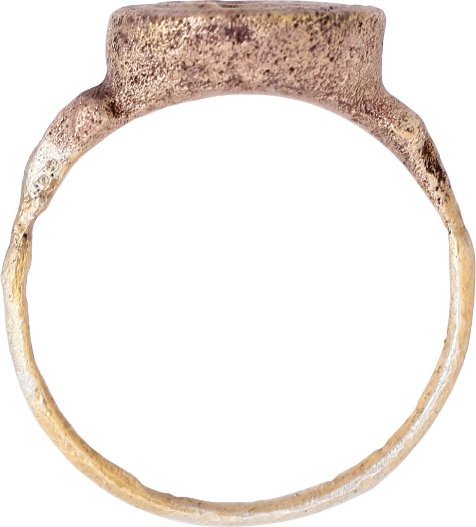 ROMAN EVIL EYE RING, 1ST-3RD C. AD, SIZE 10 - 7