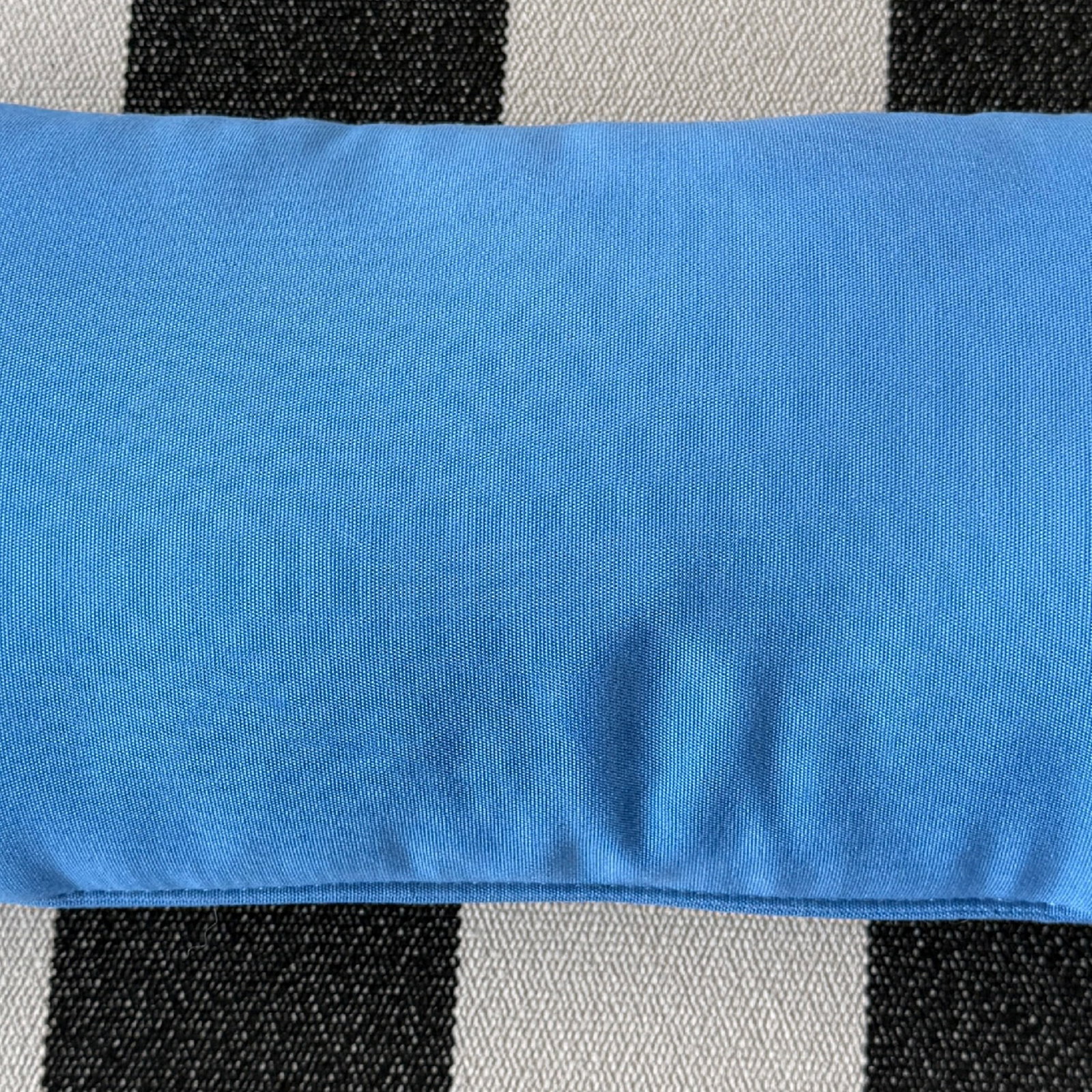 Set of Three Sunbrella Outdoor Lumbar Pillows, in Azure Blue - 4