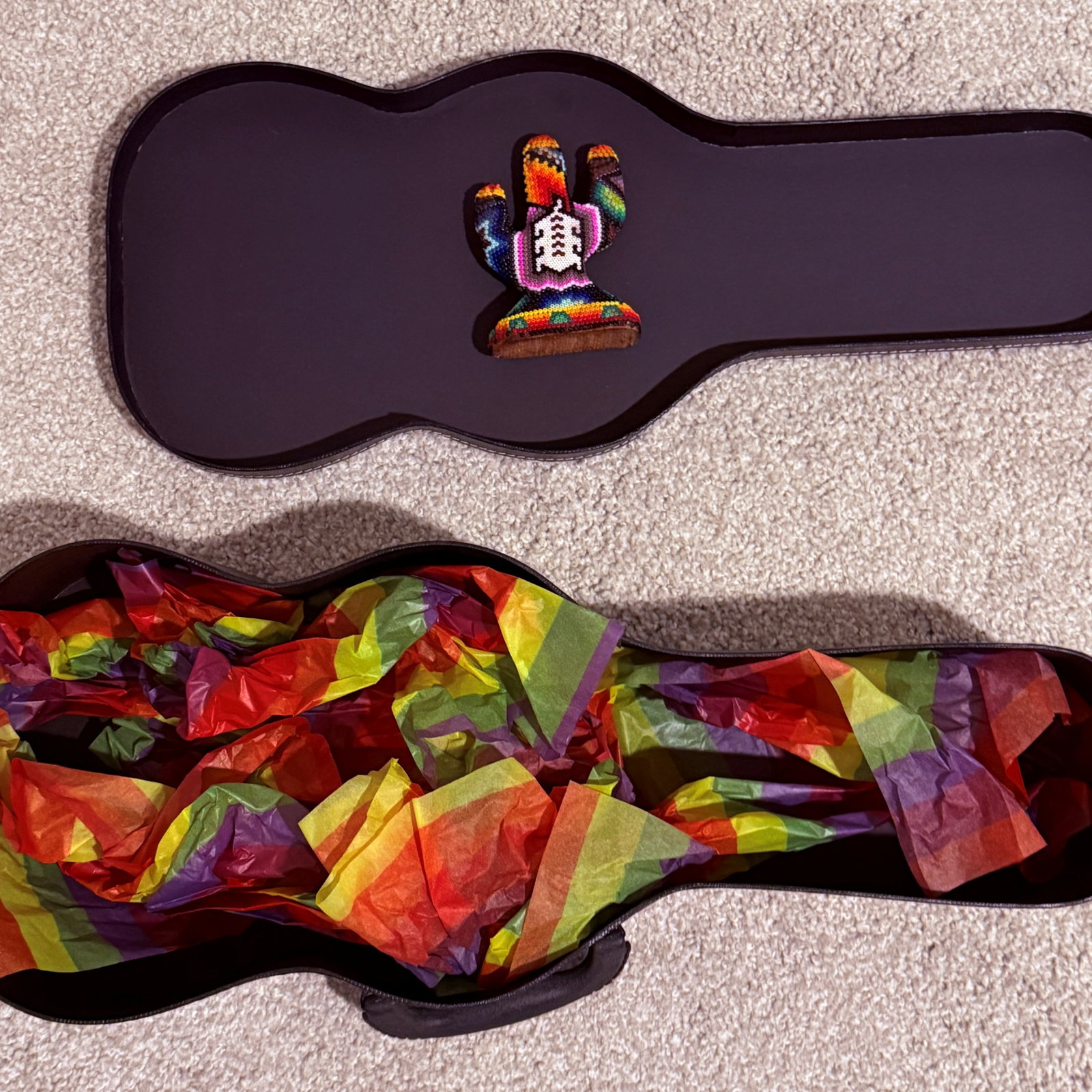 Guitar Shaped Storage Case - 3