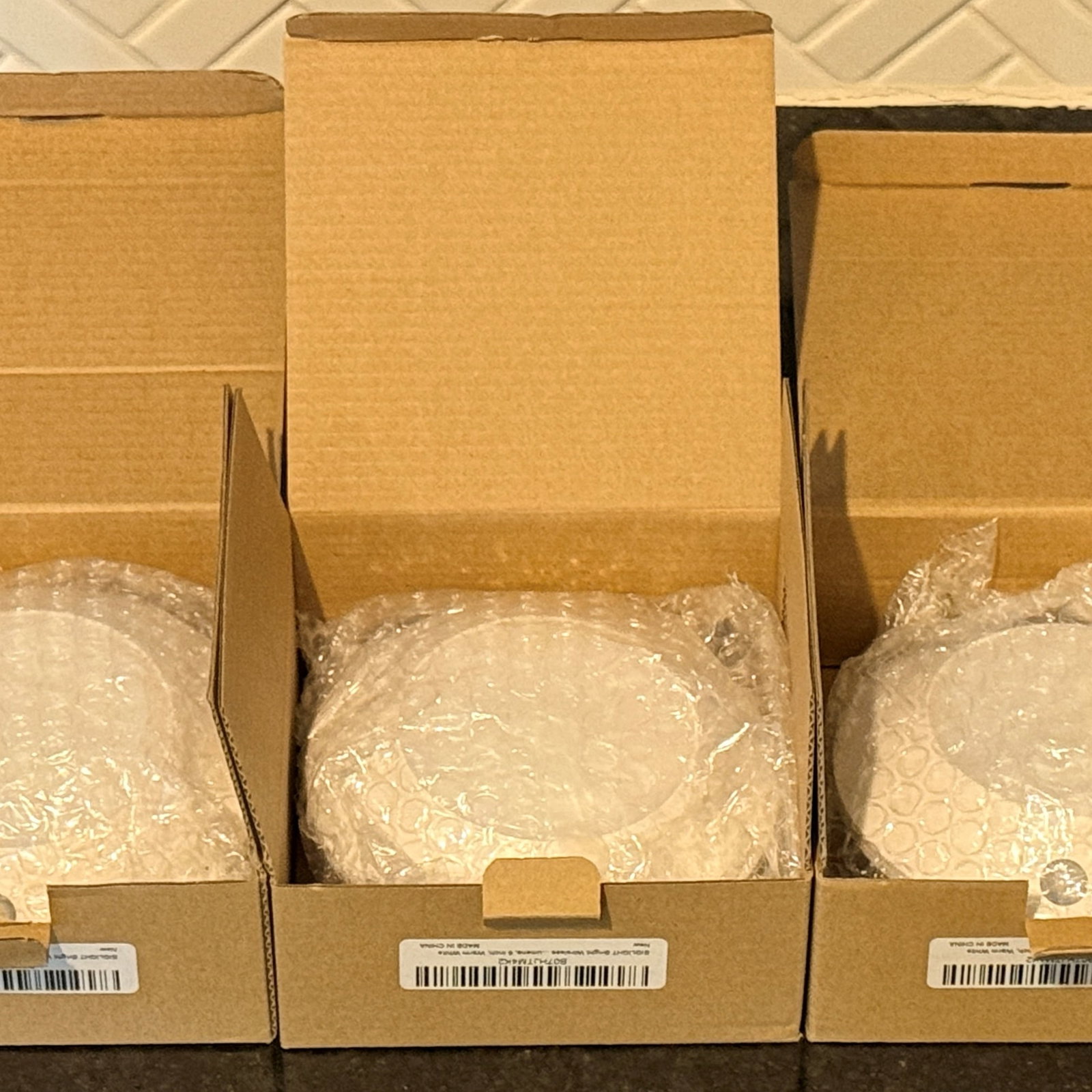 Wireless LED Motion Sensor Ceiling Lights, Set of 3 - 2
