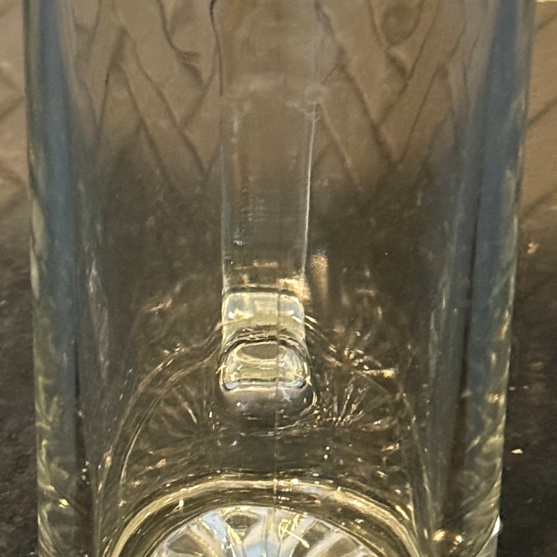 Clear Glass Beer Mug - 2