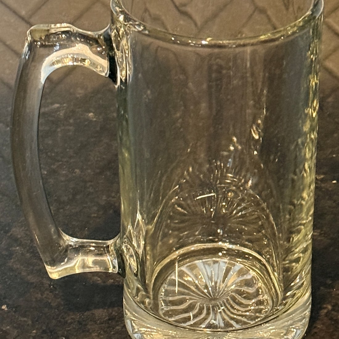 Clear Glass Beer Mug - 3