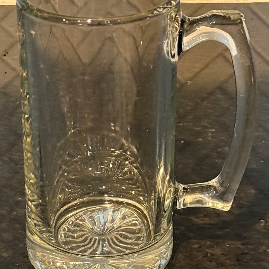 Clear Glass Beer Mug - 4