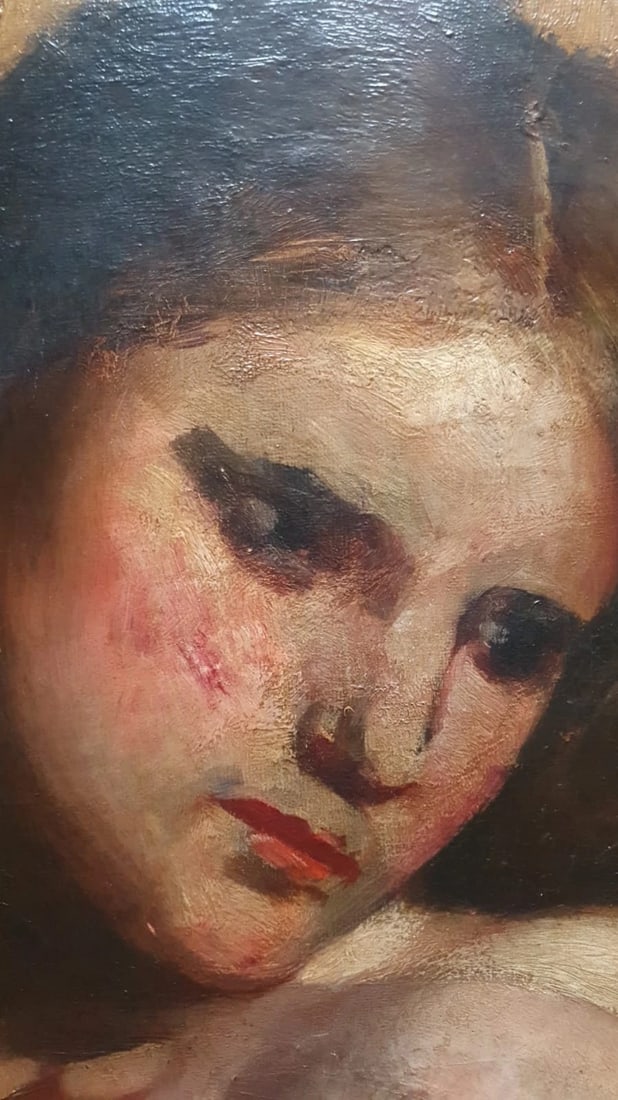 Antique Painting Original Woman Portrait 18th century Great Provenance - 2