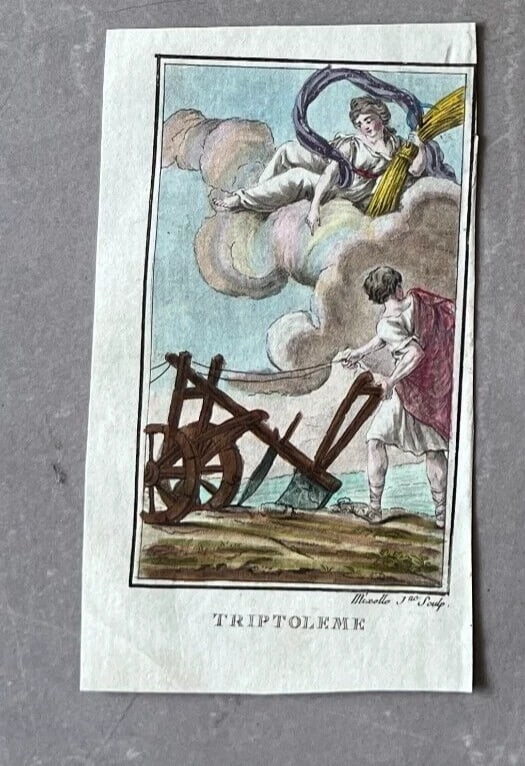 1793 Mythology Mise à la Portée de tout le Monde Antique Original Engravings - 2