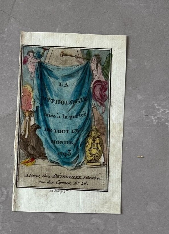 1793 Mythology Mise à la Portée de tout le Monde Antique Original Engravings - 7