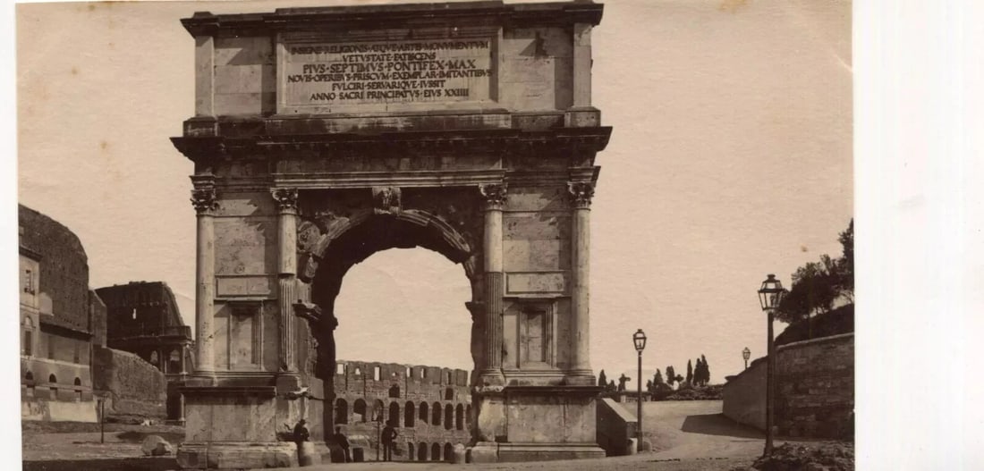 Vintage Photograph Italy, Roma Landscapes x 6 1901 - 2
